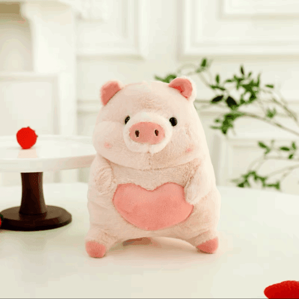Chancho c/corazon25cm